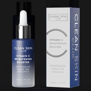 NWT  Clean Skin Club - vitamin C brightening booster serum